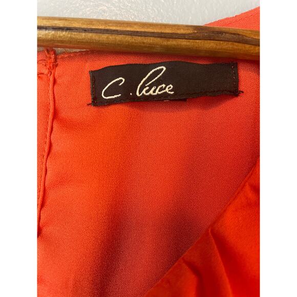 C. Luce Sequin Dress Drapey Flowy Style Mini Whimsy Small Party Flashy Mermaid - Picture 5 of 6